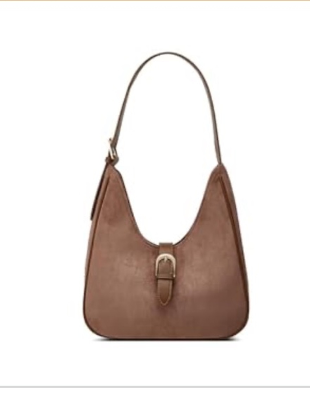 Brown Slouchy Shoulder Bag